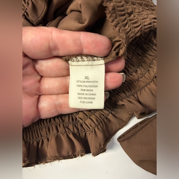 No Comment cross front blouse - Picture 5 of 5